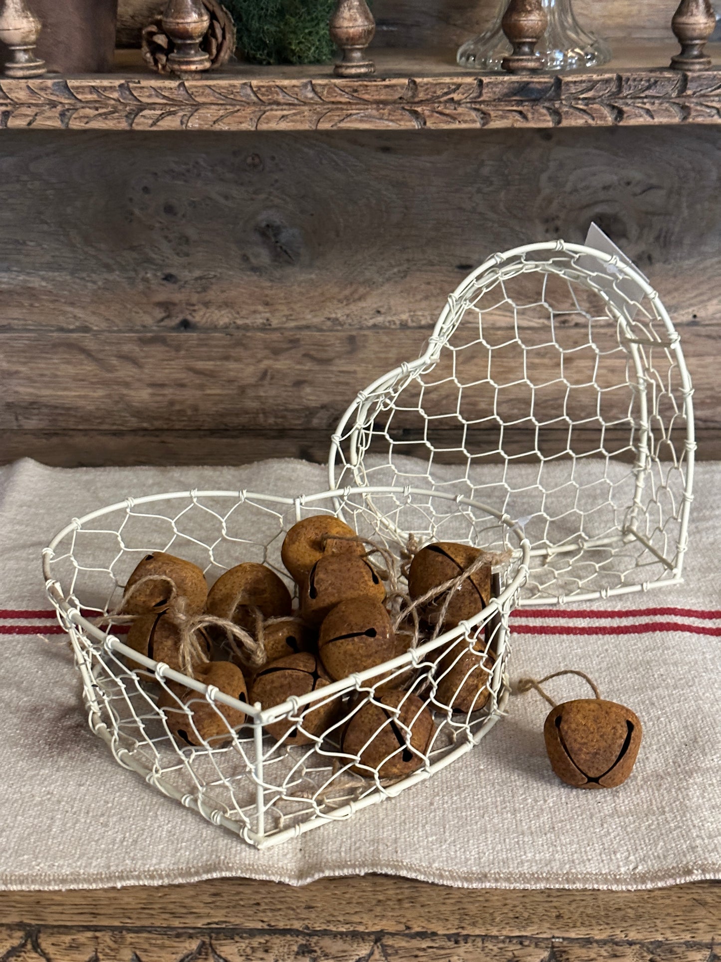 Campanello Ruggine Con Corda
