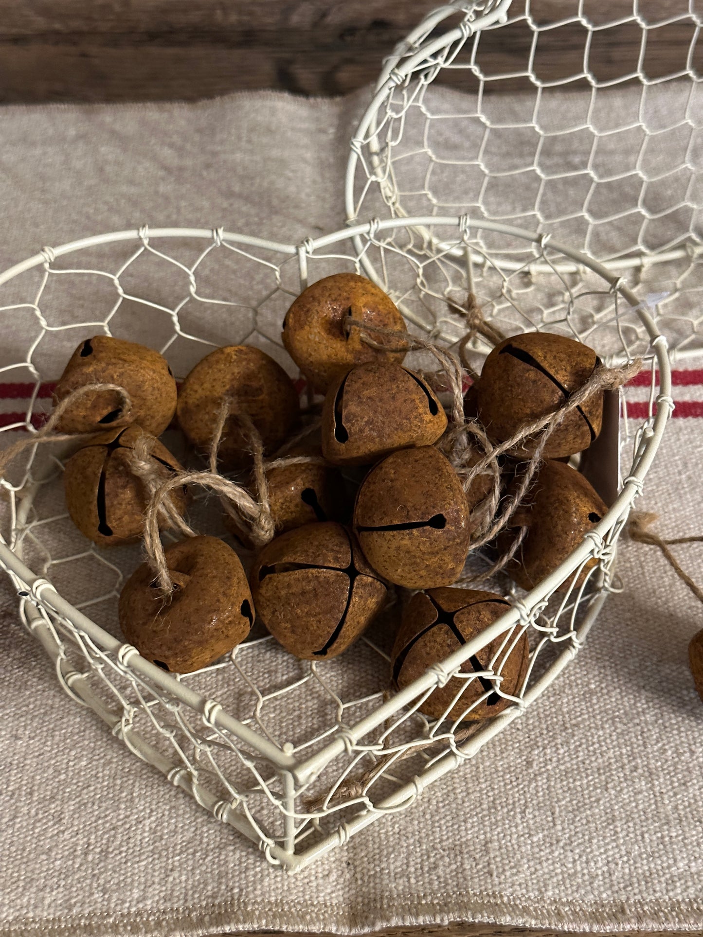 Campanello Ruggine Con Corda