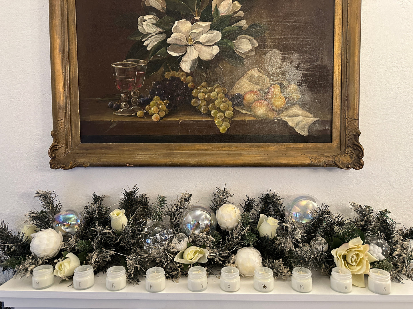 10 Candele Scritta Merry X-Mas