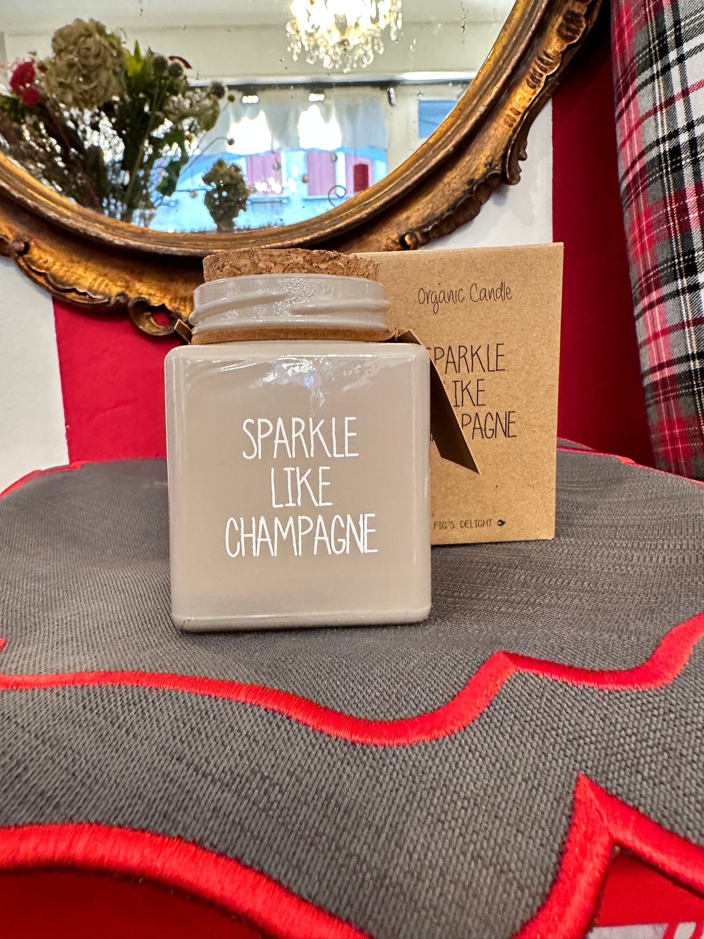 Candela In Bottiglia Con Tappo "Sparkle Like Champagne"