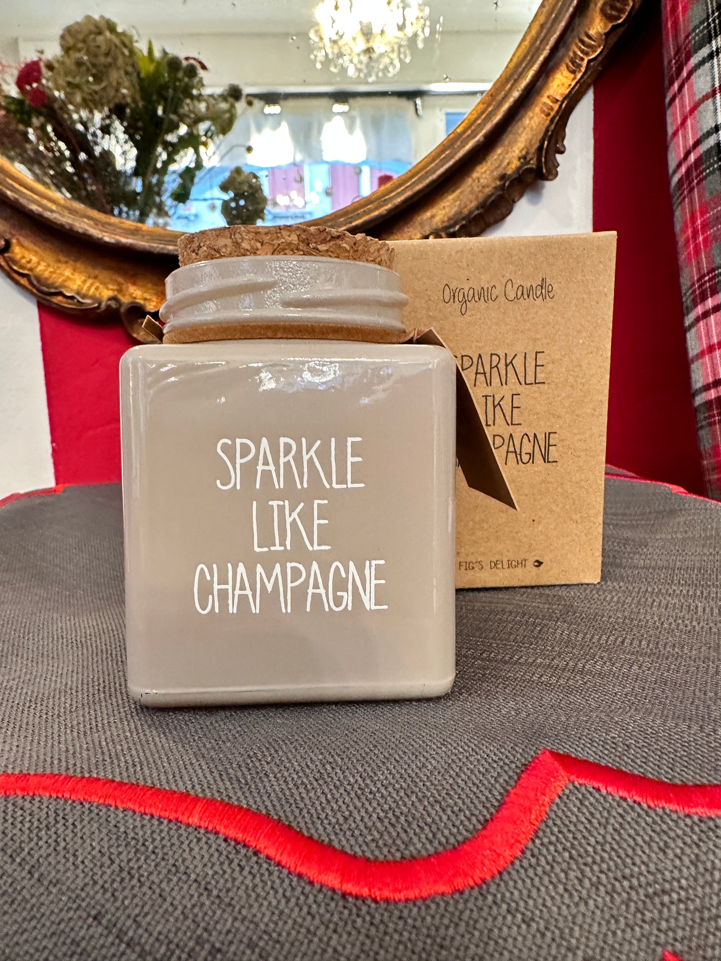 Candela In Bottiglia Con Tappo "Sparkle Like Champagne"