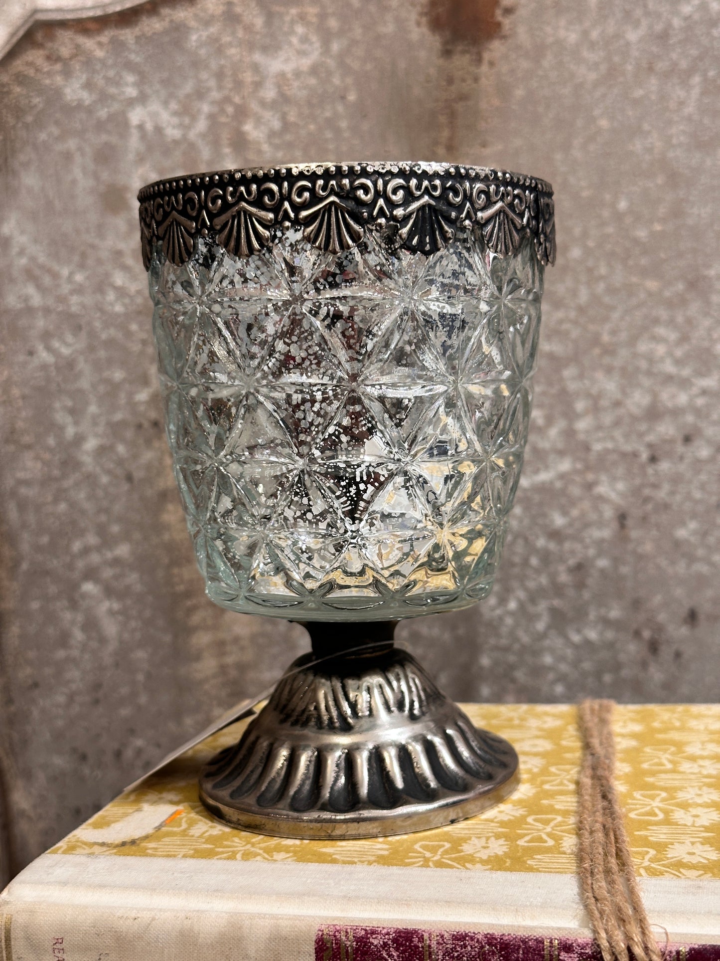Bicchiere Portatealight Con Piedistallo