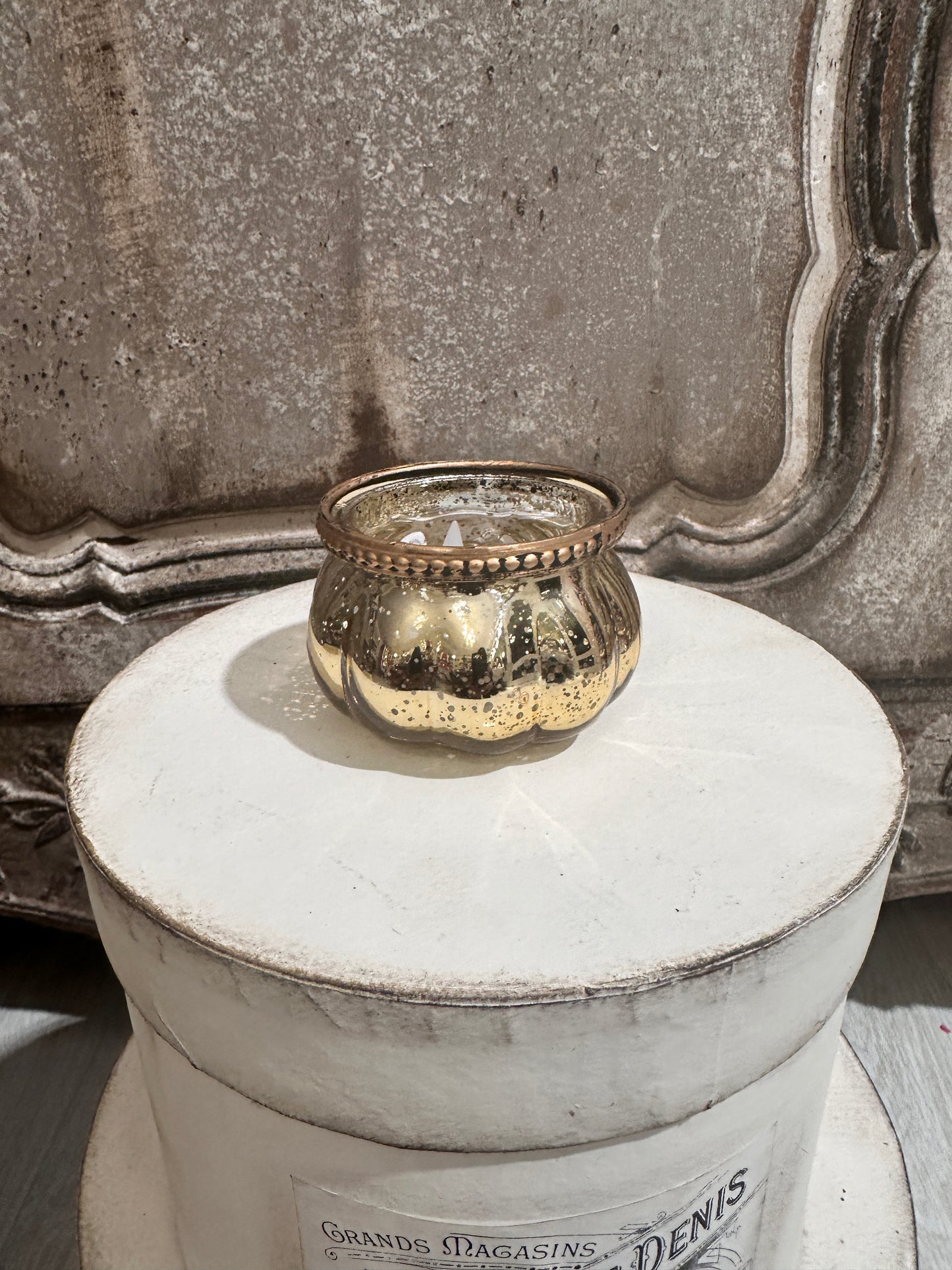 Porta Tealight Champagne