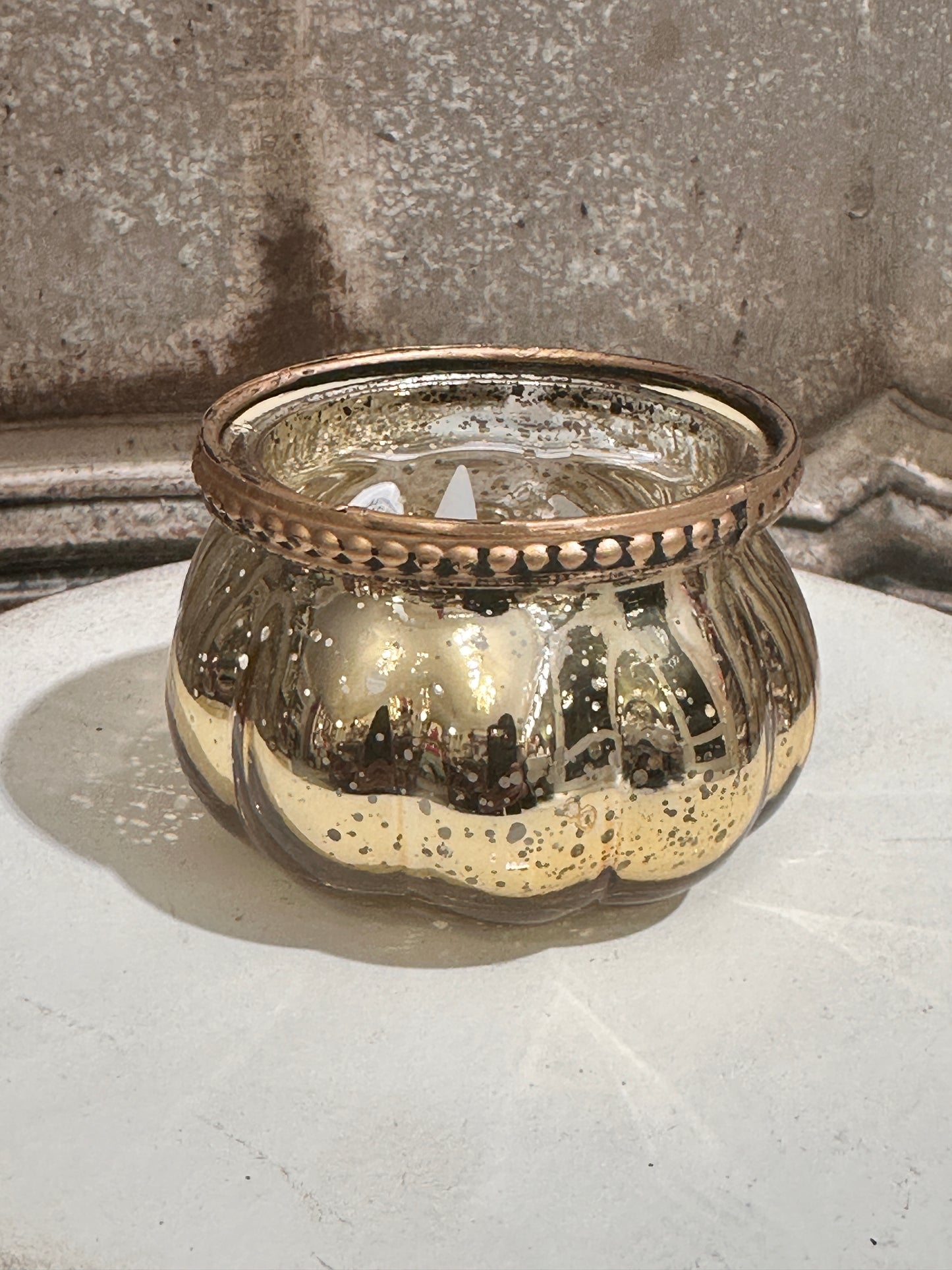 Porta Tealight Champagne
