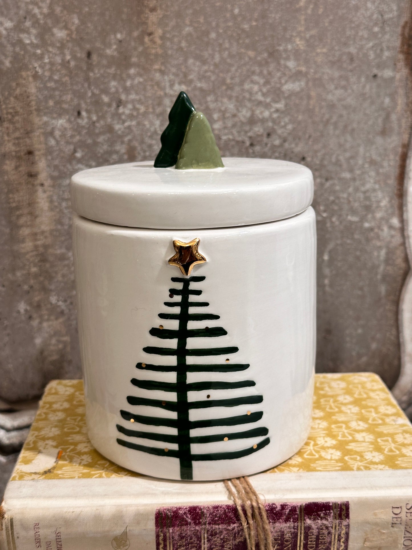 Barattolo Con Albero Di Natale