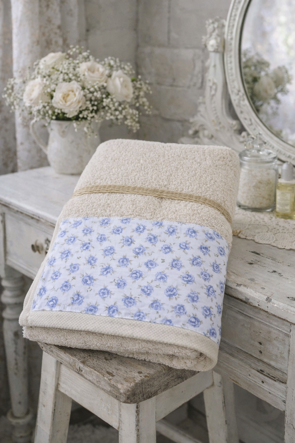 Coppia Salviette Mini Bouquet