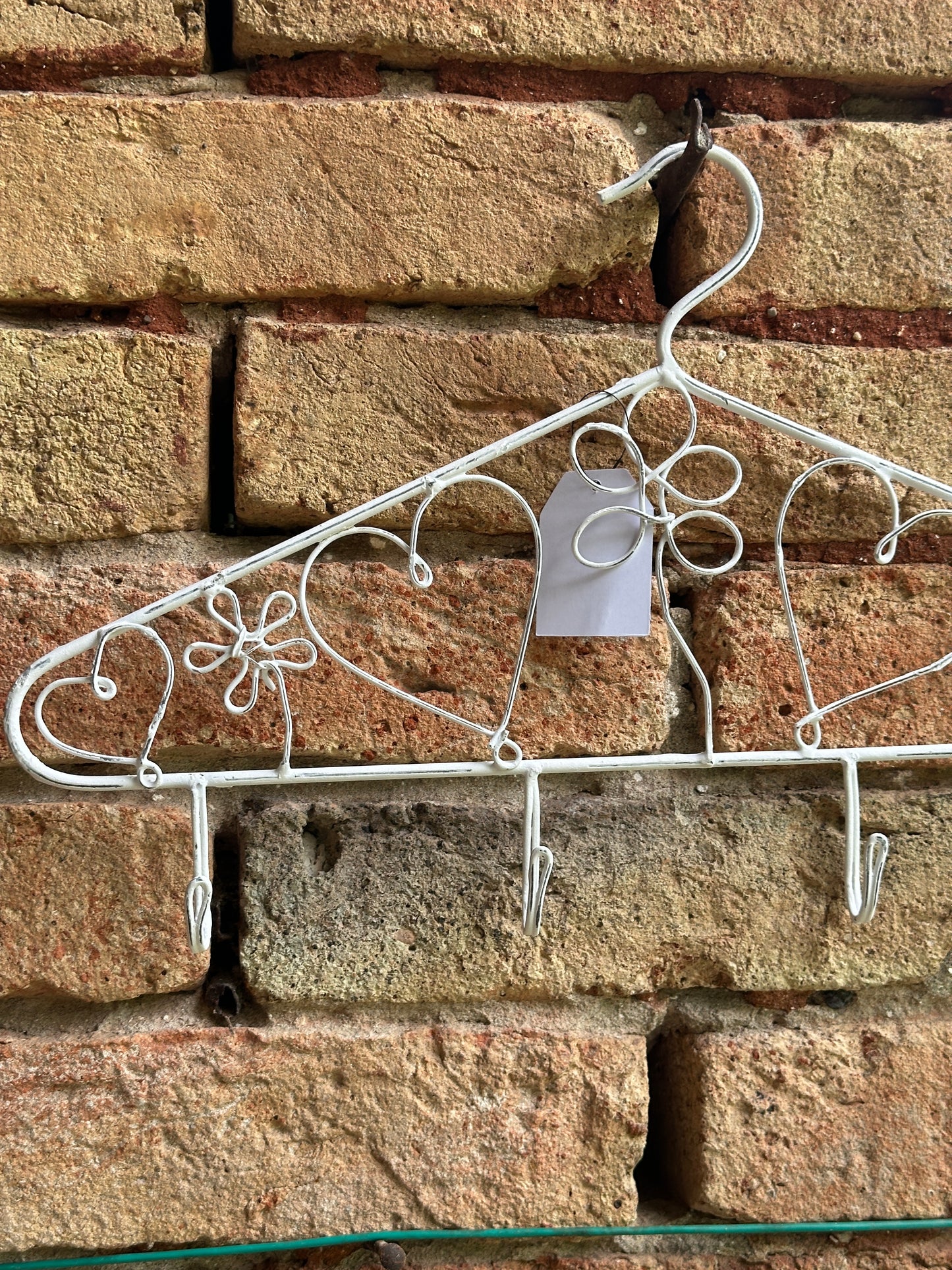 Appendiabiti Decorativo Con Ganci Bianco