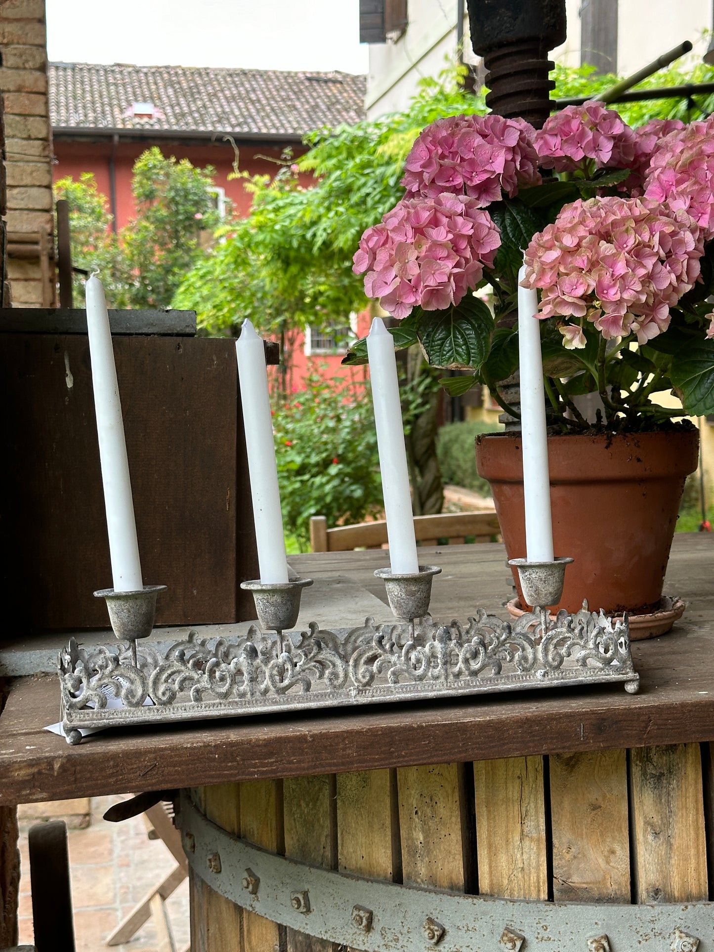 Candelabro A Quattro Con Vassoio
