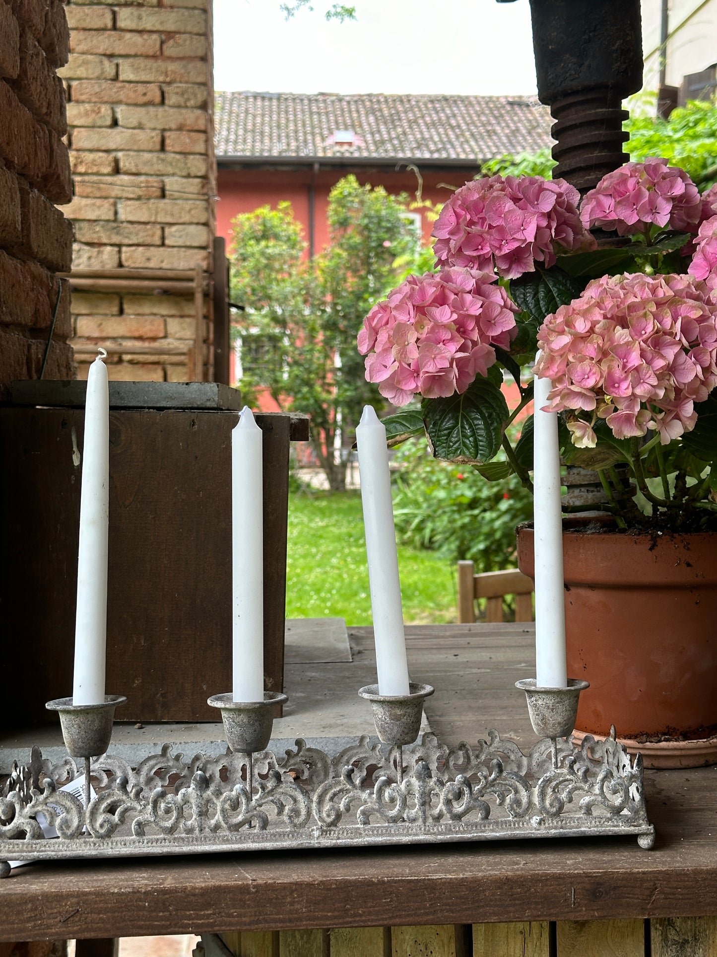 Candelabro A Quattro Con Vassoio