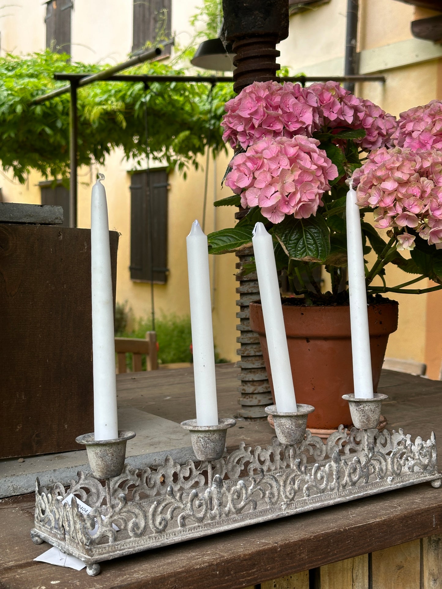 Candelabro A Quattro Con Vassoio
