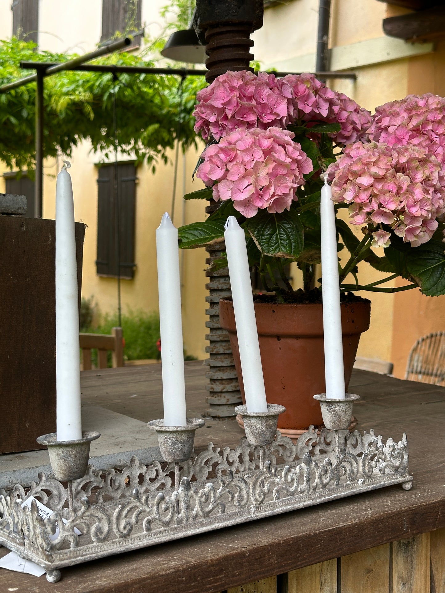 Candelabro A Quattro Con Vassoio