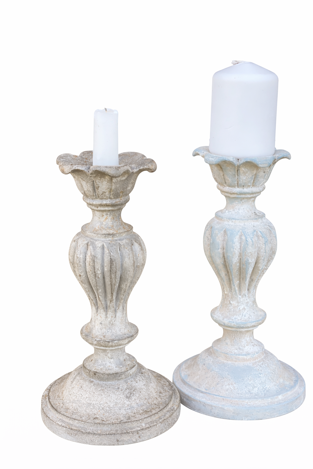 Candelabro Con Intarsi Basso