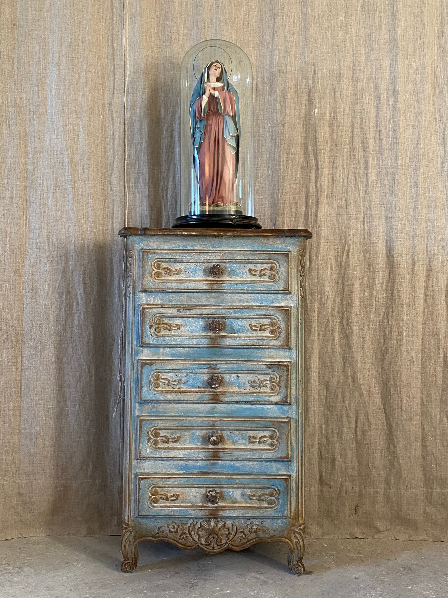 Cassettiera Provenzale Decorata