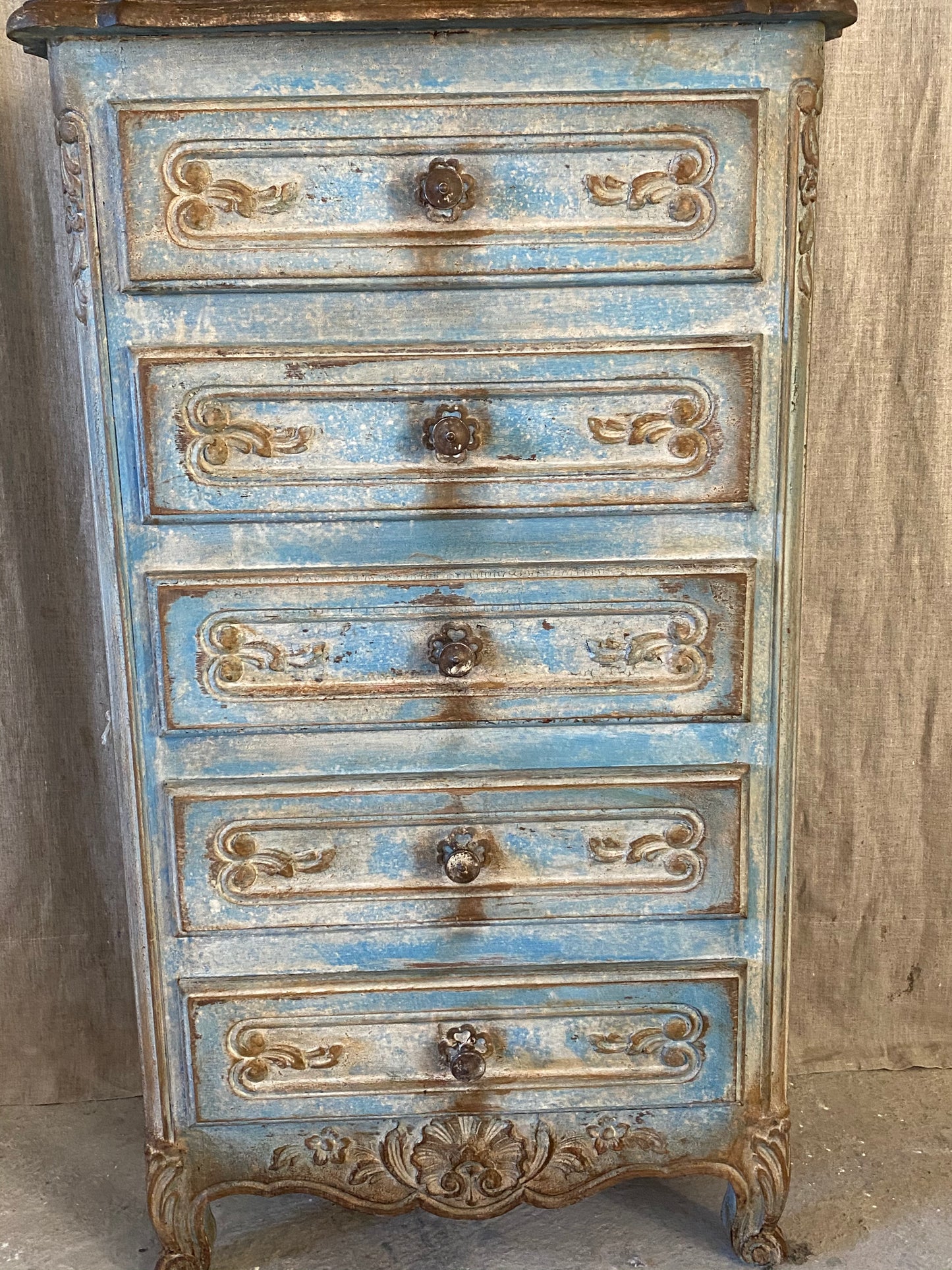 Cassettiera Provenzale Decorata