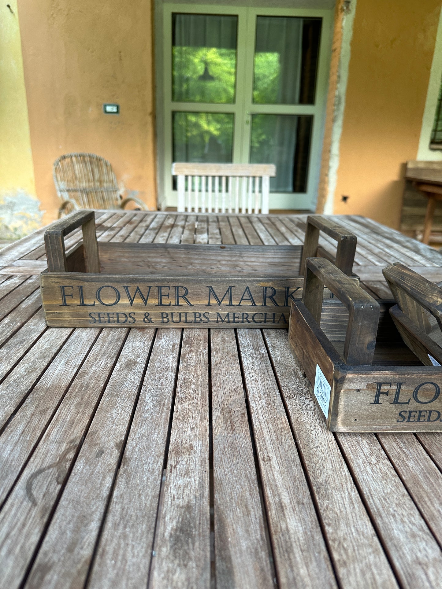 Scatola Legno Flower Market