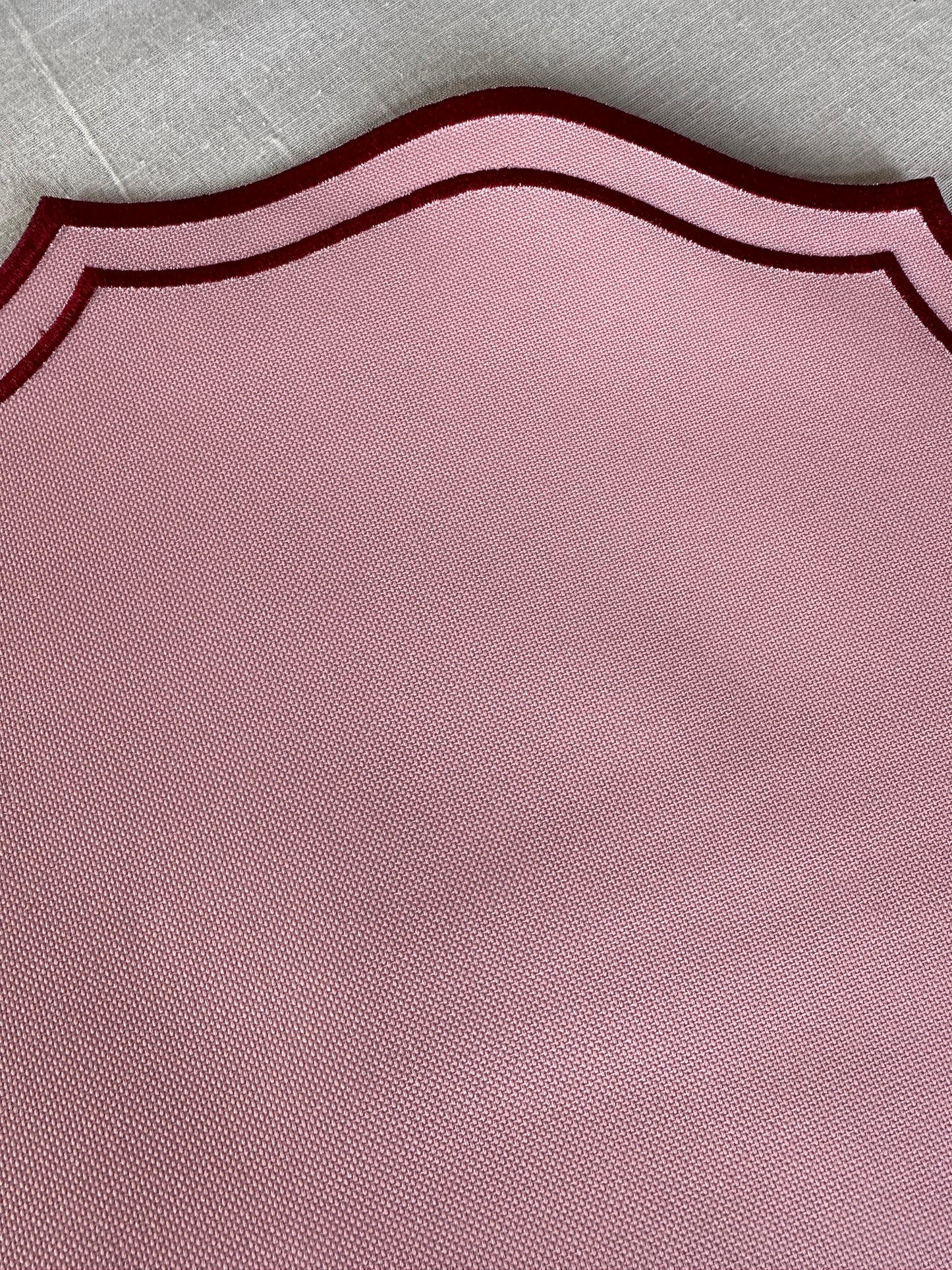 Tovaglietta Rosa/Rosso Double Idrorepellente
