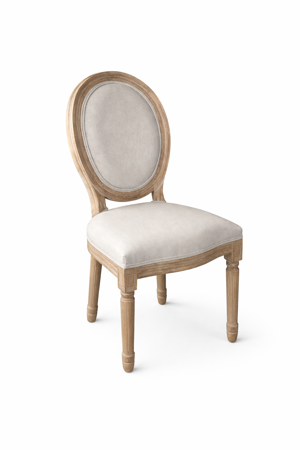 Coppia Sedie Imbottite Con Schienale Rotondo