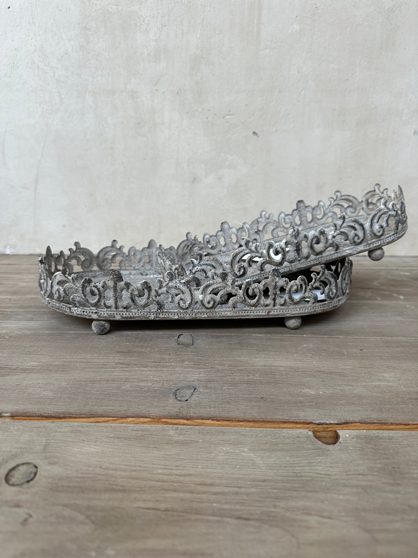 Vassoio Ovale Con Piedini