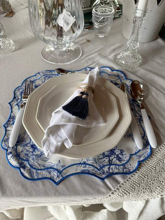 Tovaglietta Bluette Toile De Jouy