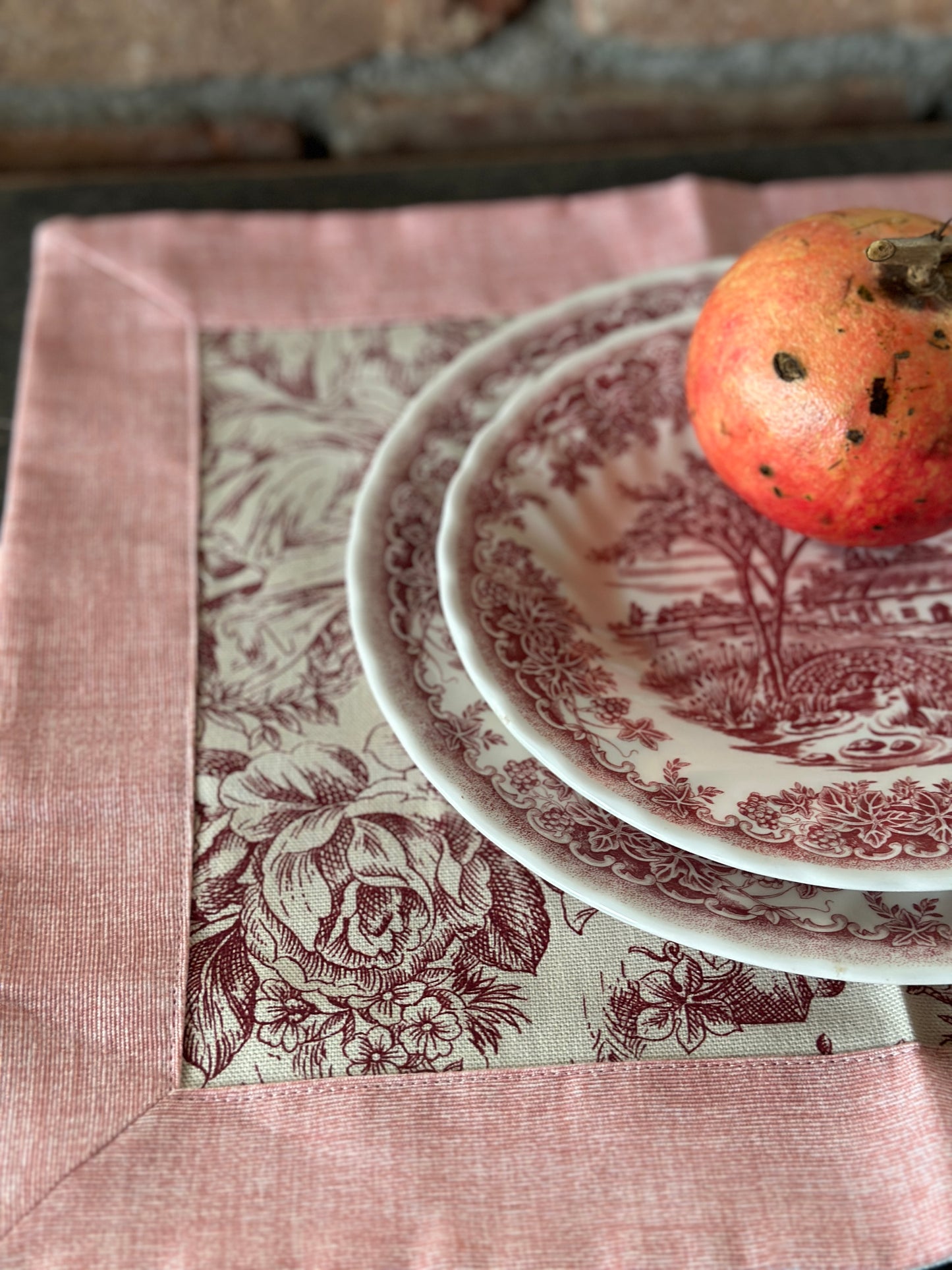 Set 2 Tovaglietta Toile De Jouy