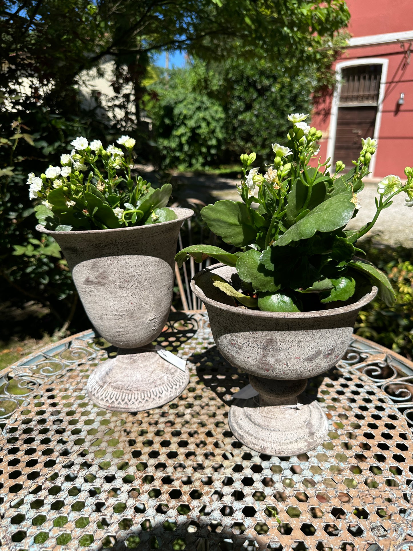 Vaso Anticato In Metallo