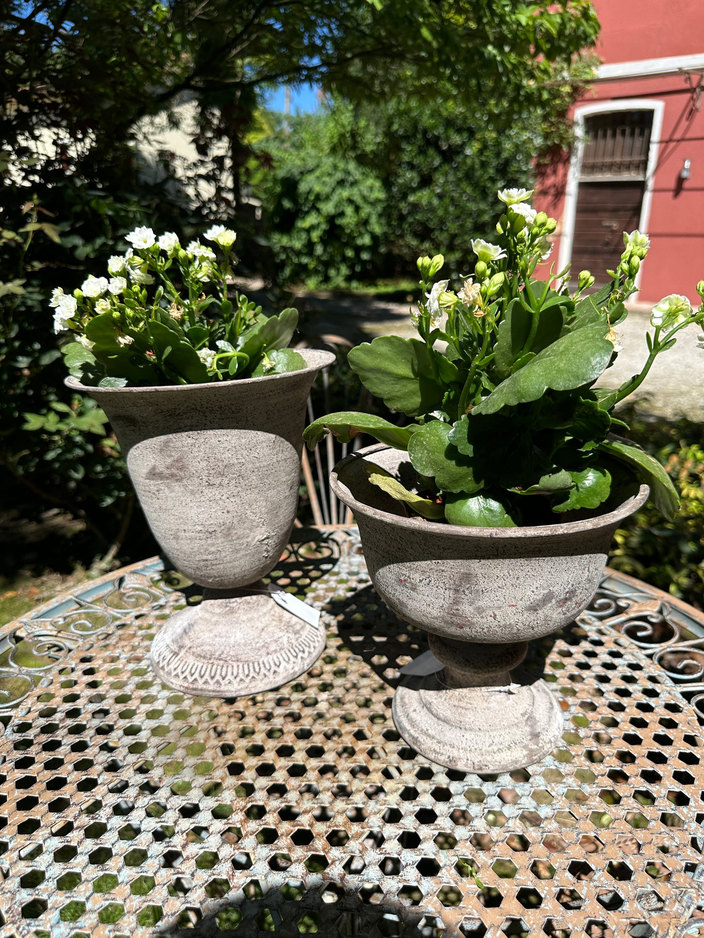 Vaso Anticato In Metallo
