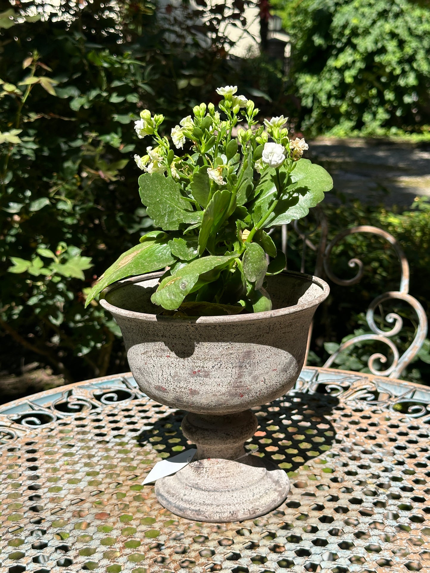 Vaso Anticato In Metallo