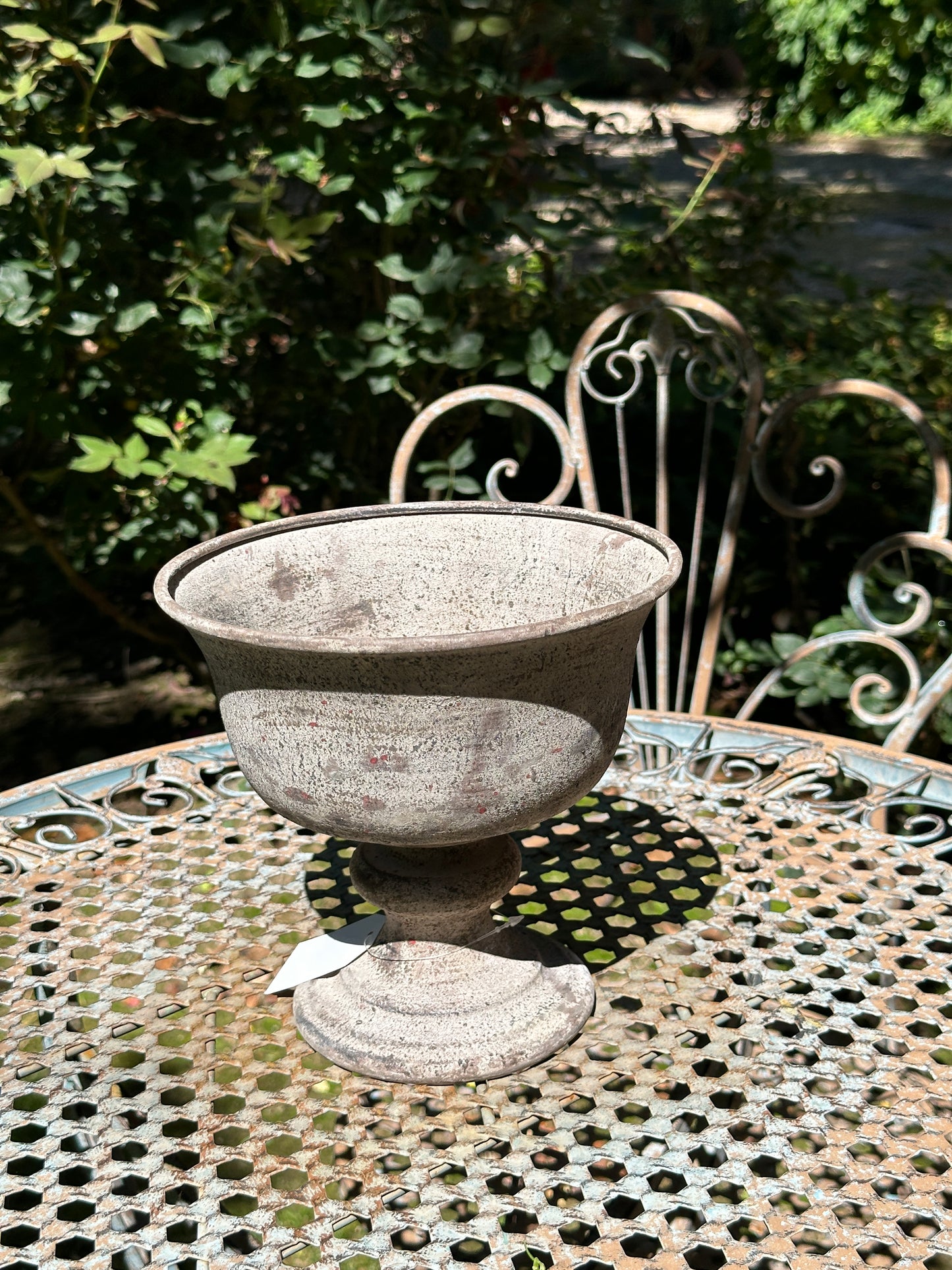 Vaso Anticato In Metallo