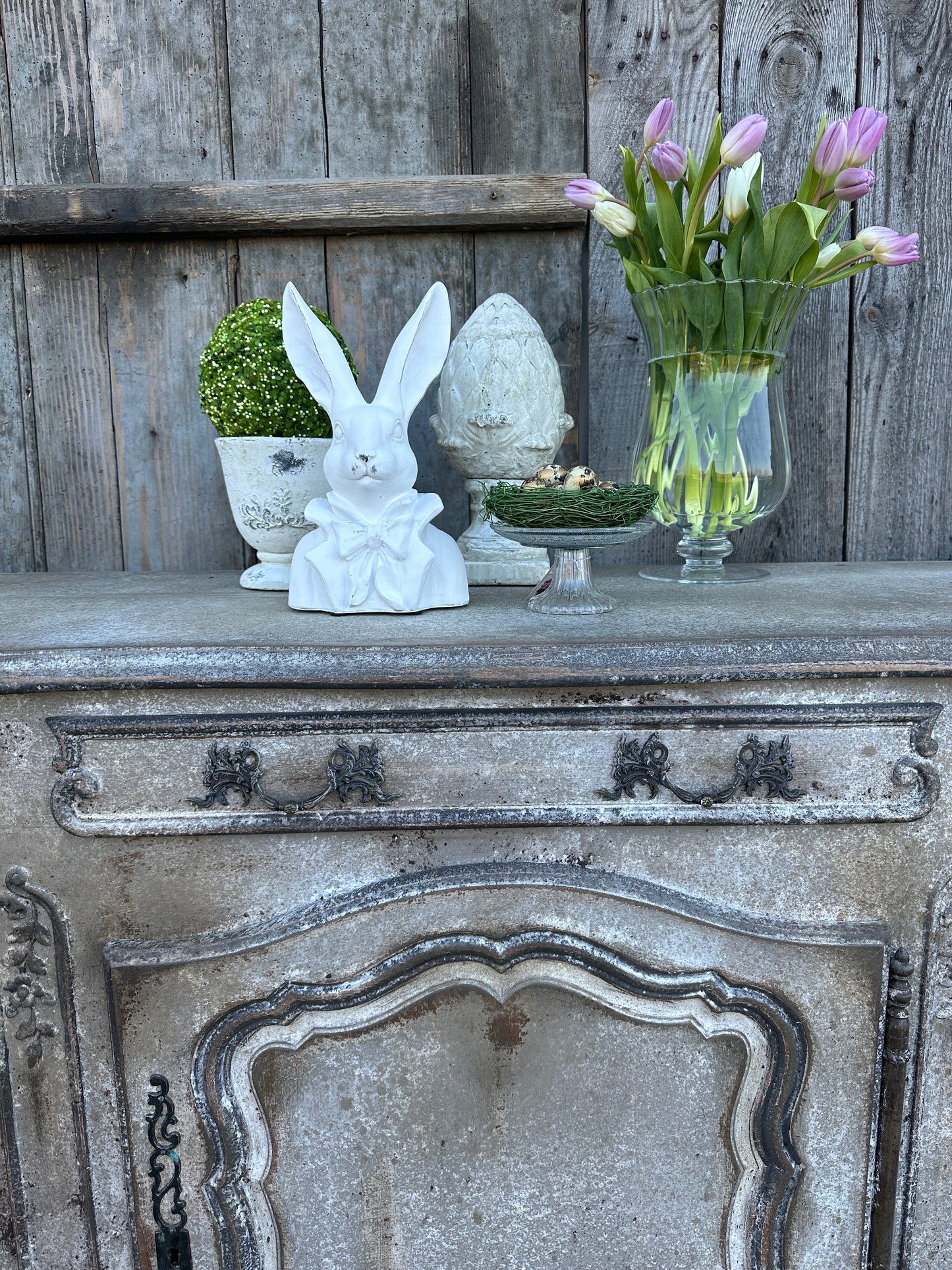 Credenza Provenzale A Tre Ante