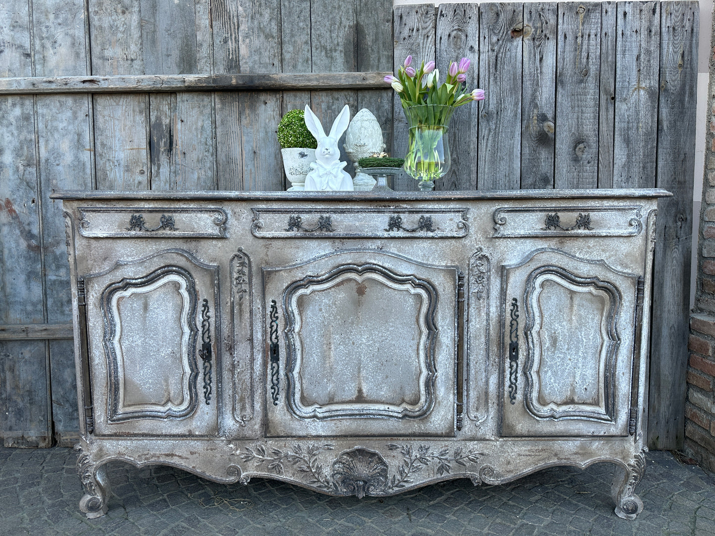 Credenza Provenzale A Tre Ante