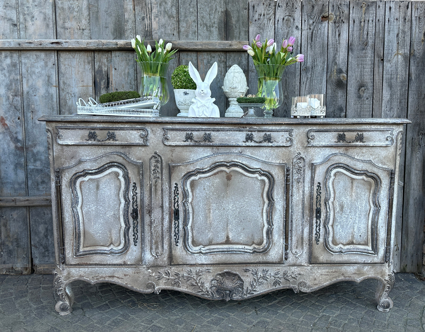 Credenza Provenzale A Tre Ante