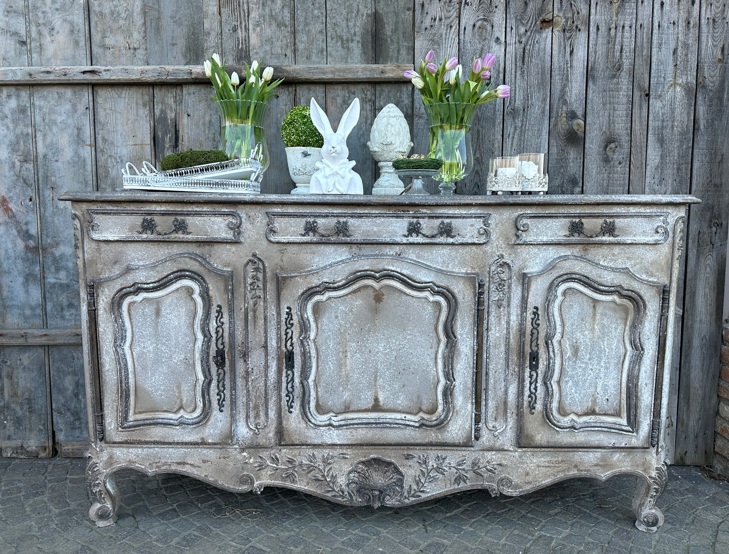 Credenza Provenzale A Tre Ante