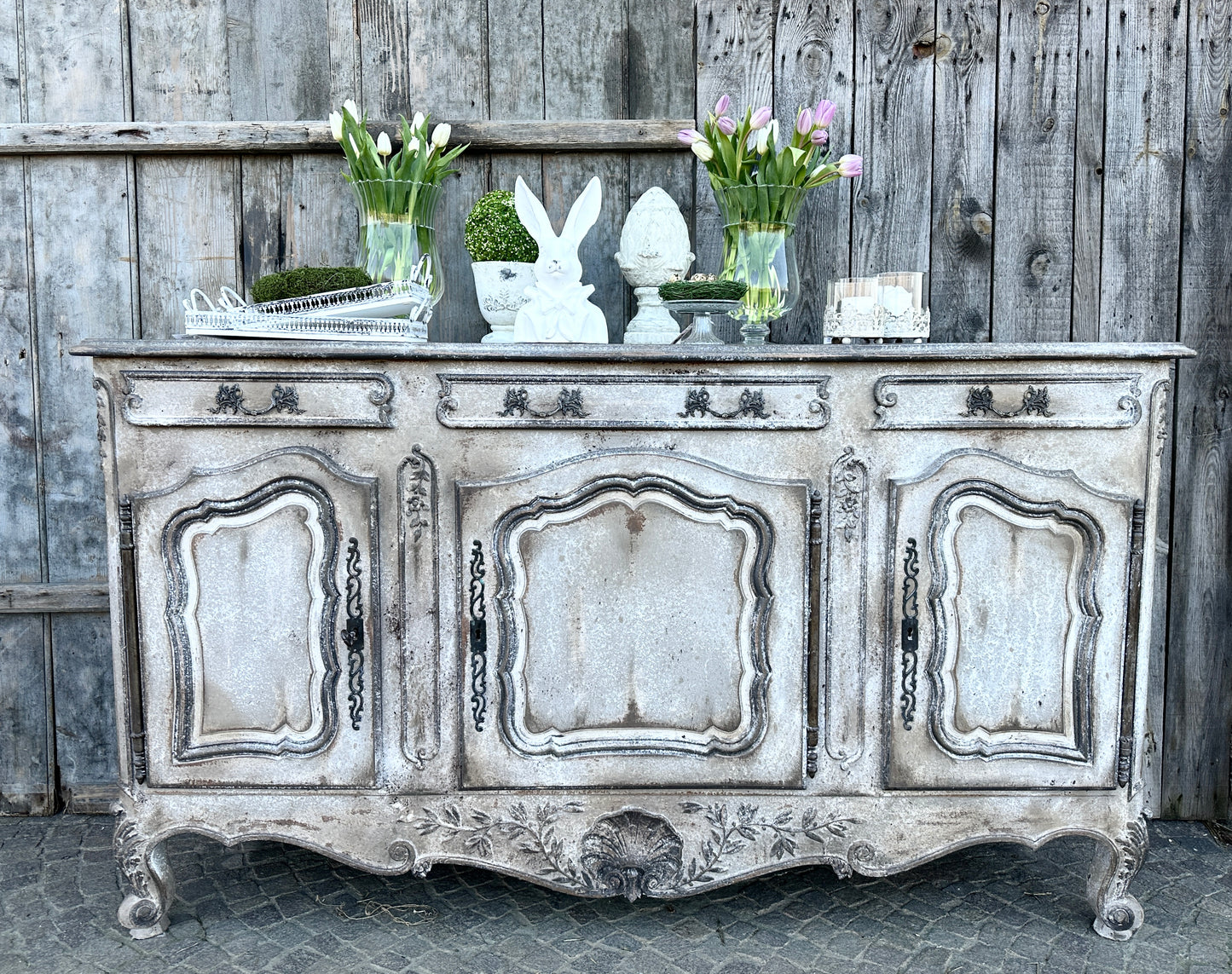 Credenza Provenzale A Tre Ante