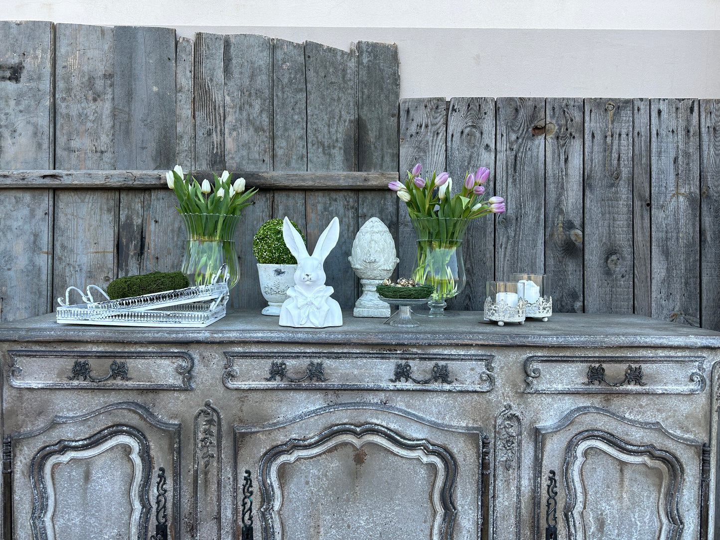 Credenza Provenzale A Tre Ante