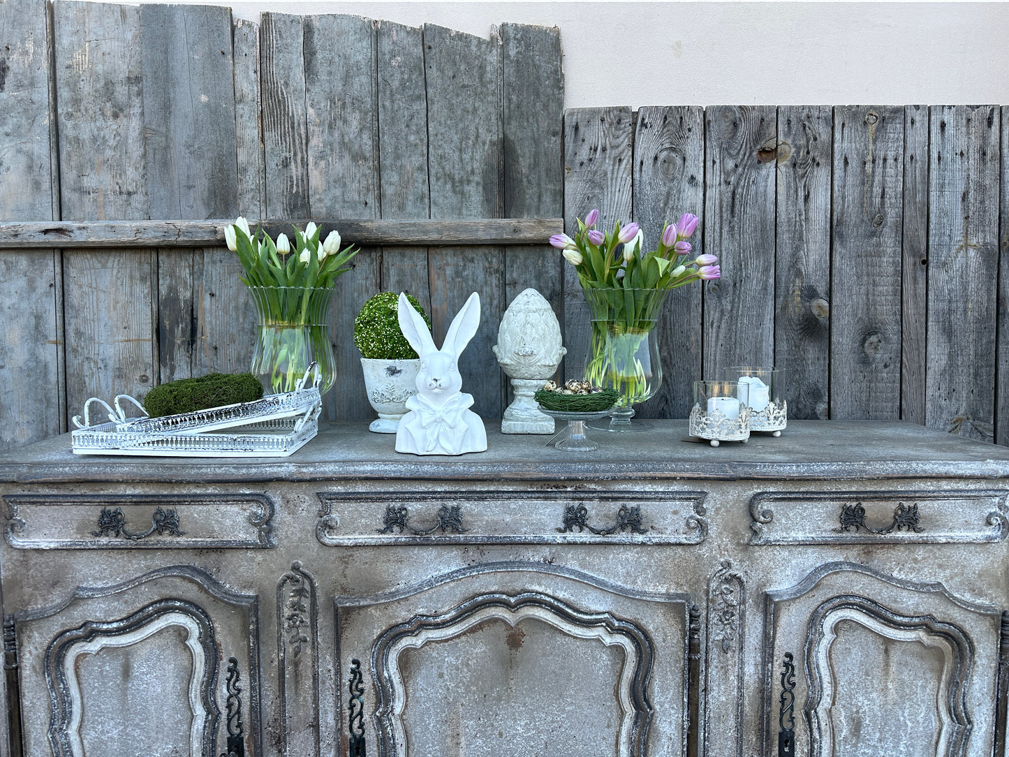 Credenza Provenzale A Tre Ante