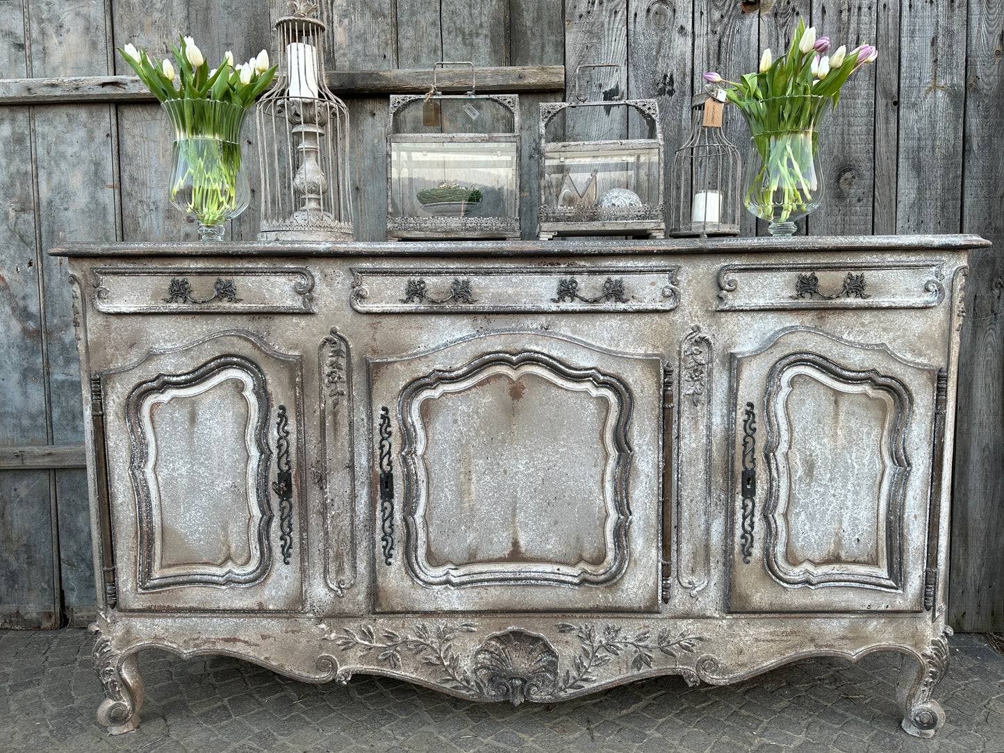 Credenza Provenzale A Tre Ante