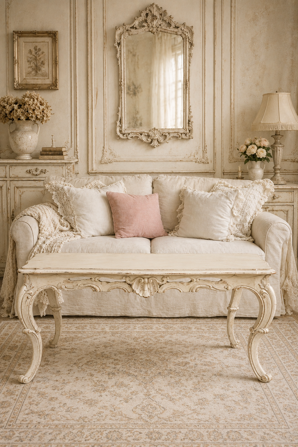 Tavolino Da Salotto Rettangolare Da Decorare
