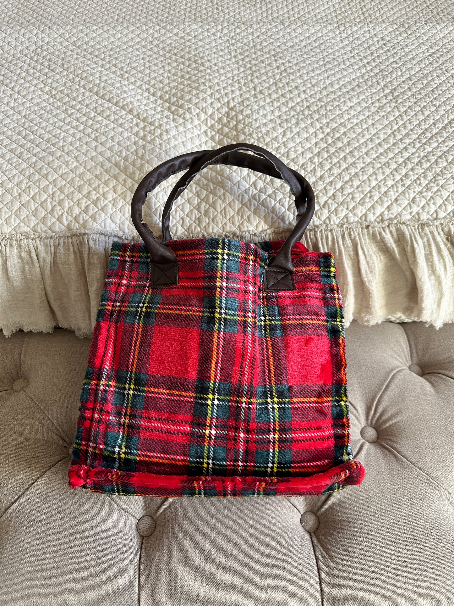 Plaid Tartan Con Borsa