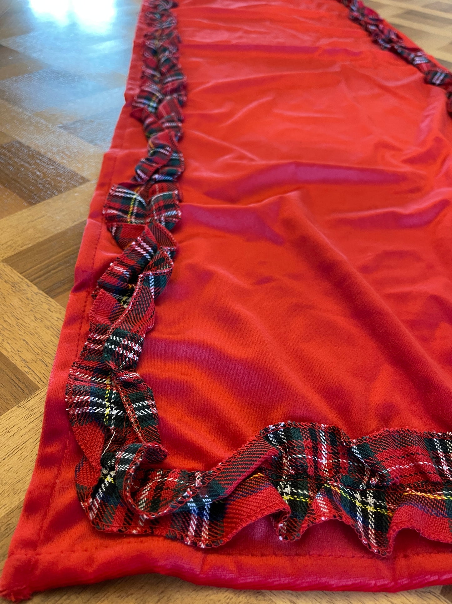 Runner Royal Velvet Con Tartan