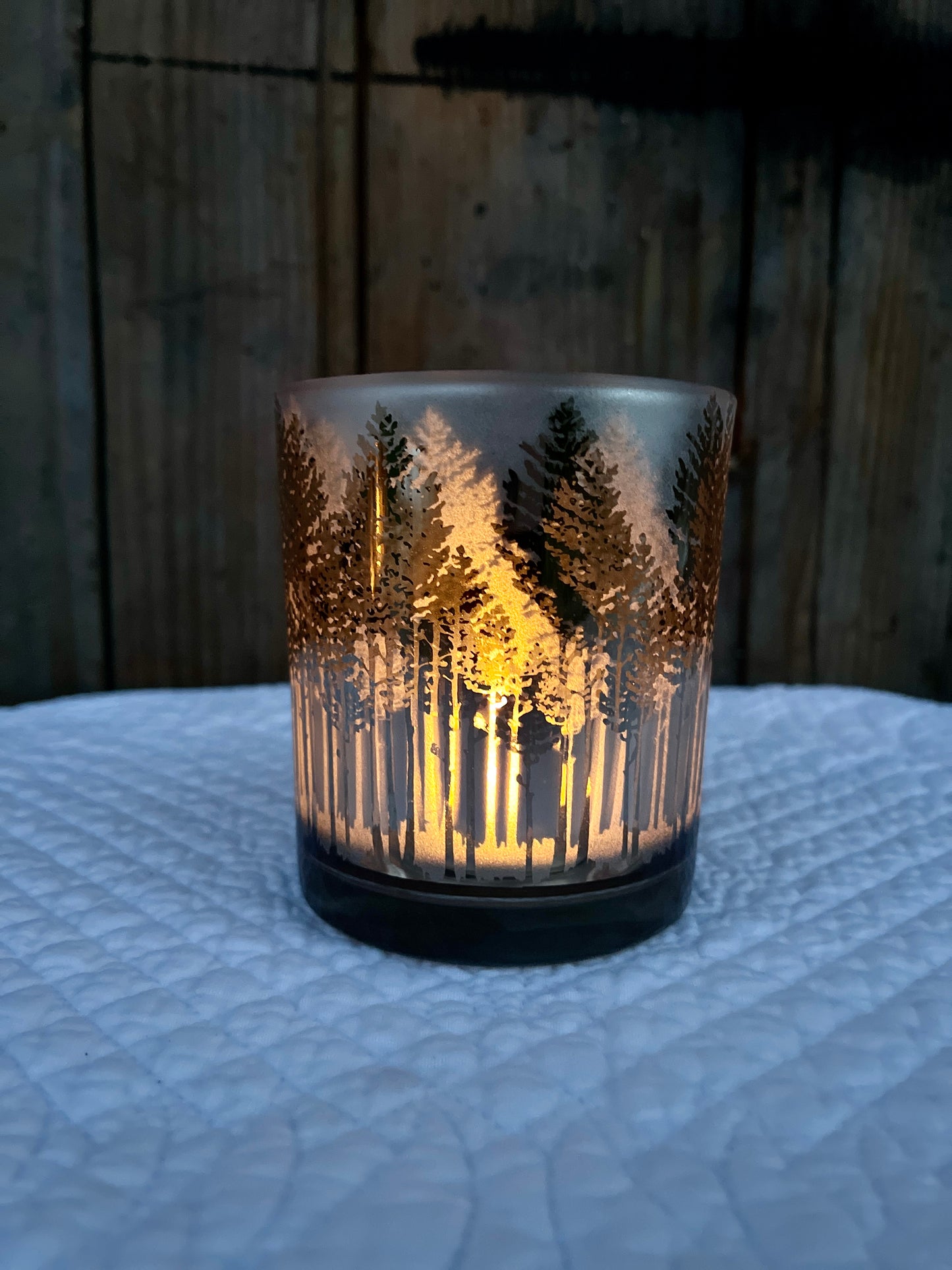 Vaso Portatealight Decorazione Alberi