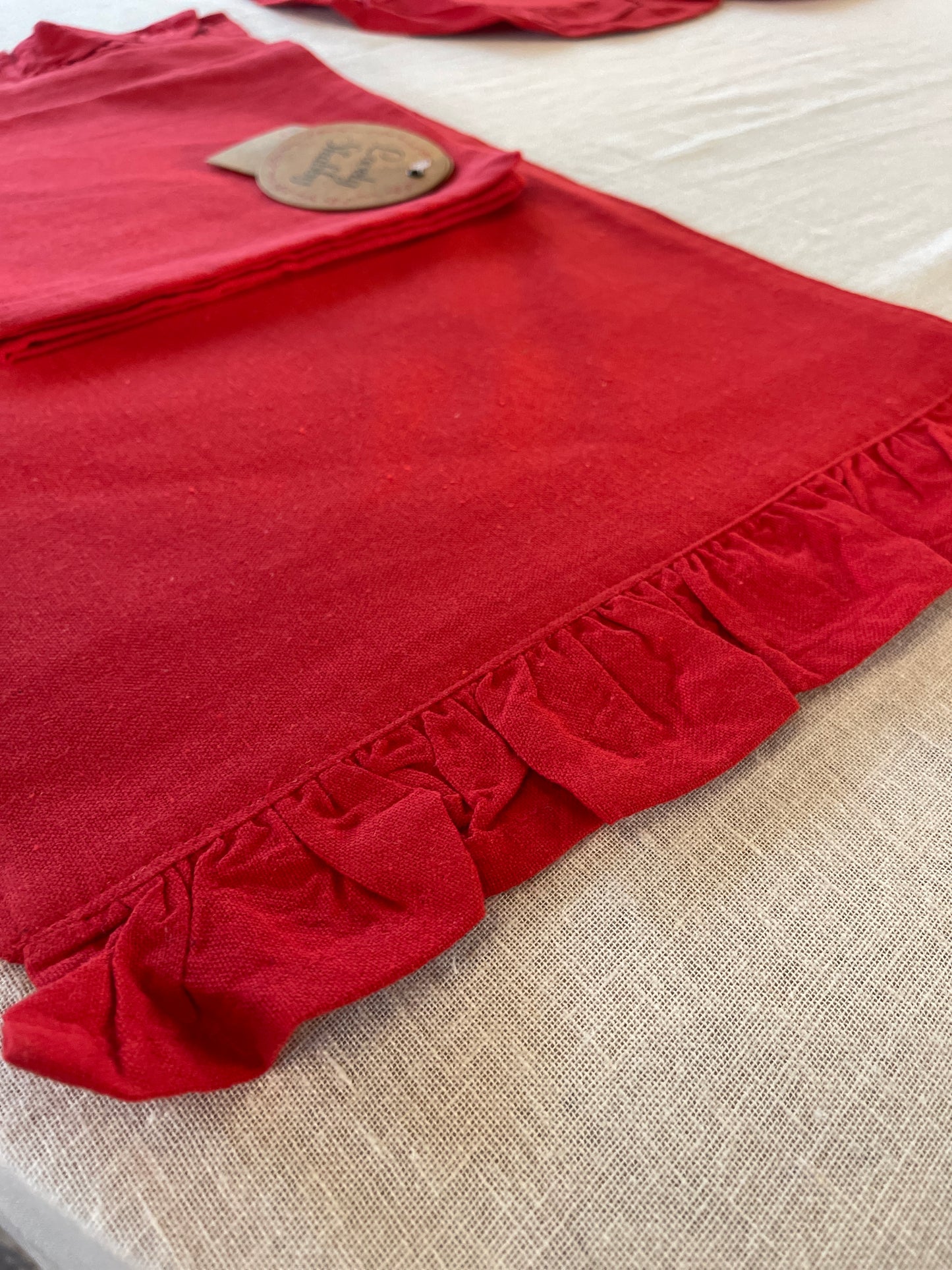 Set Tovaglietta Americana Con Tovagliolo Rouge