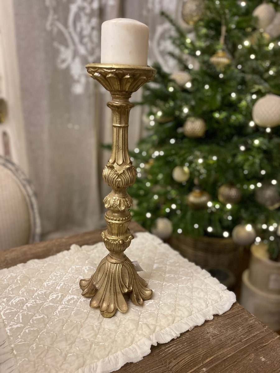 Candelabro Oro 3 bracci 36X15X31 CM - Silani shop online — Silani s.r.l