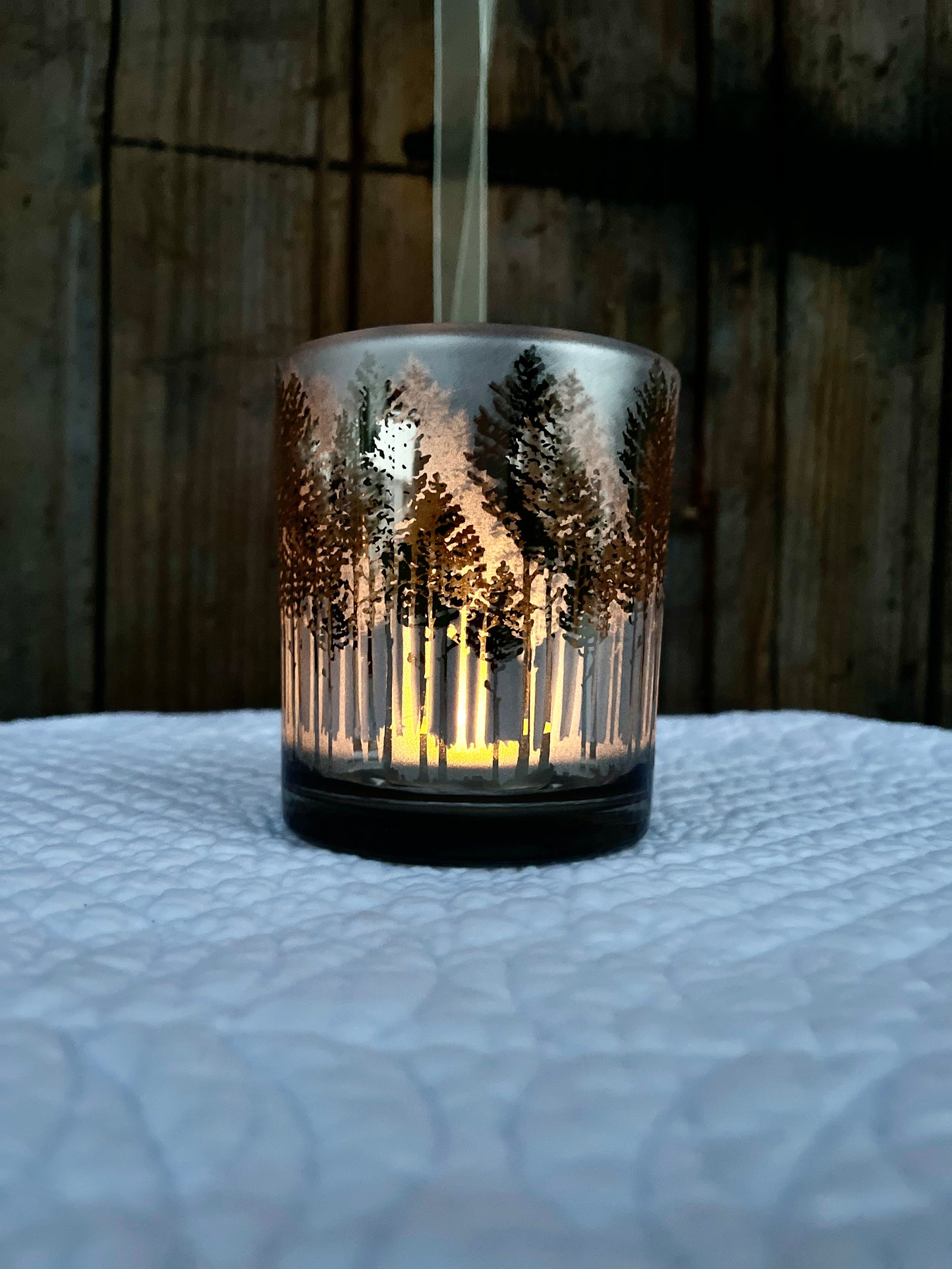 Vaso Portatealight Decorazione Alberi