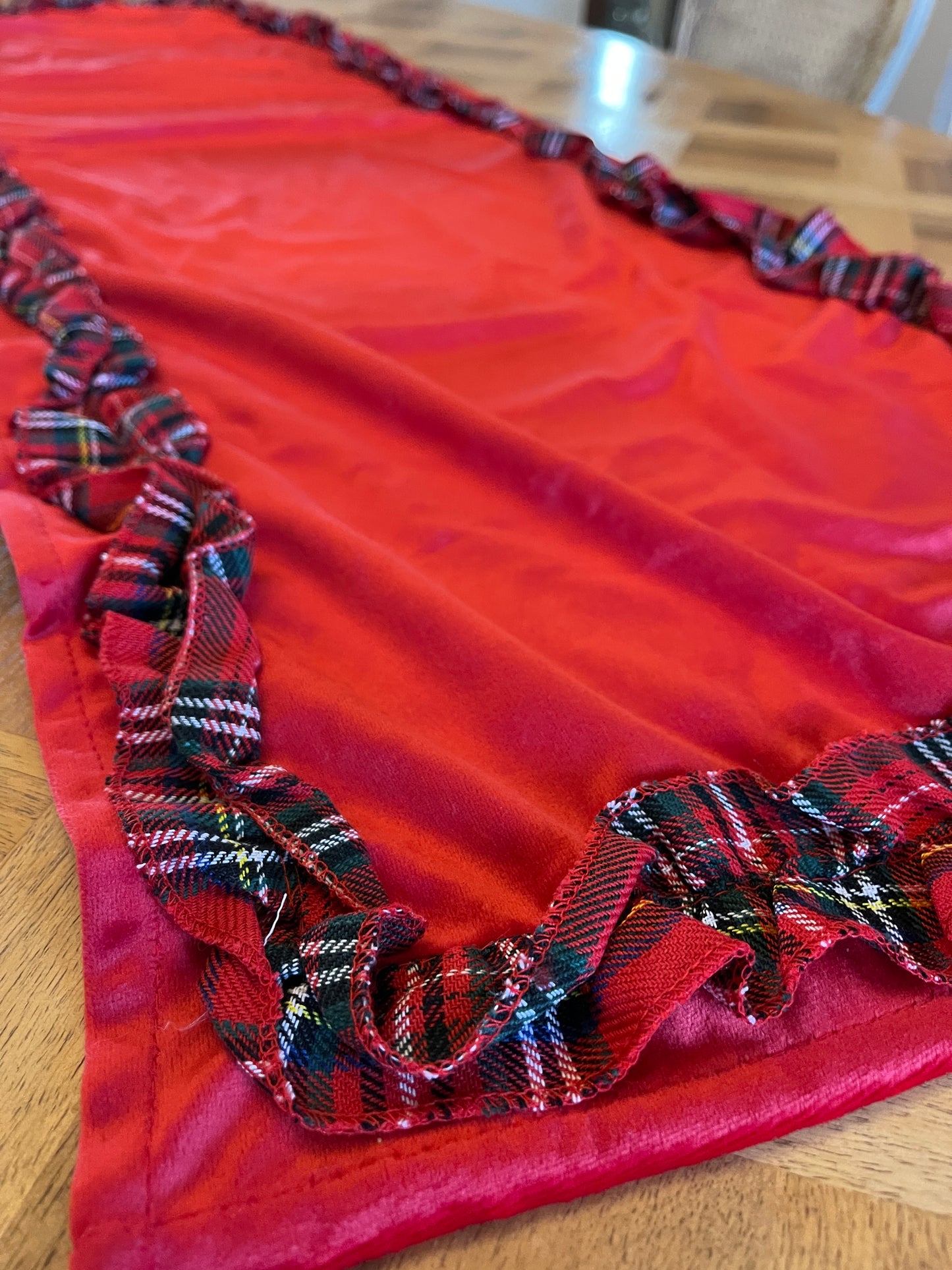 Runner Royal Velvet Con Tartan