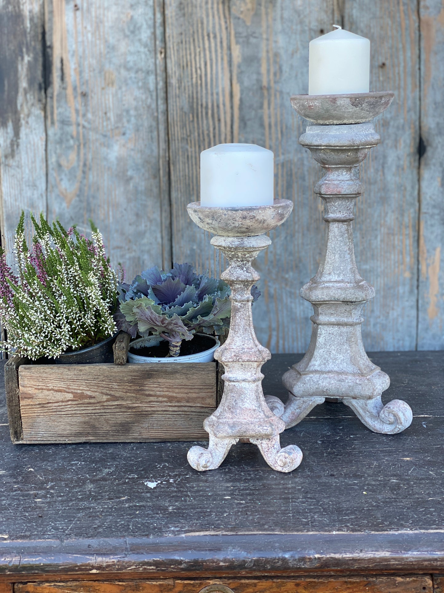 Candelabro Con Piedi Lisci