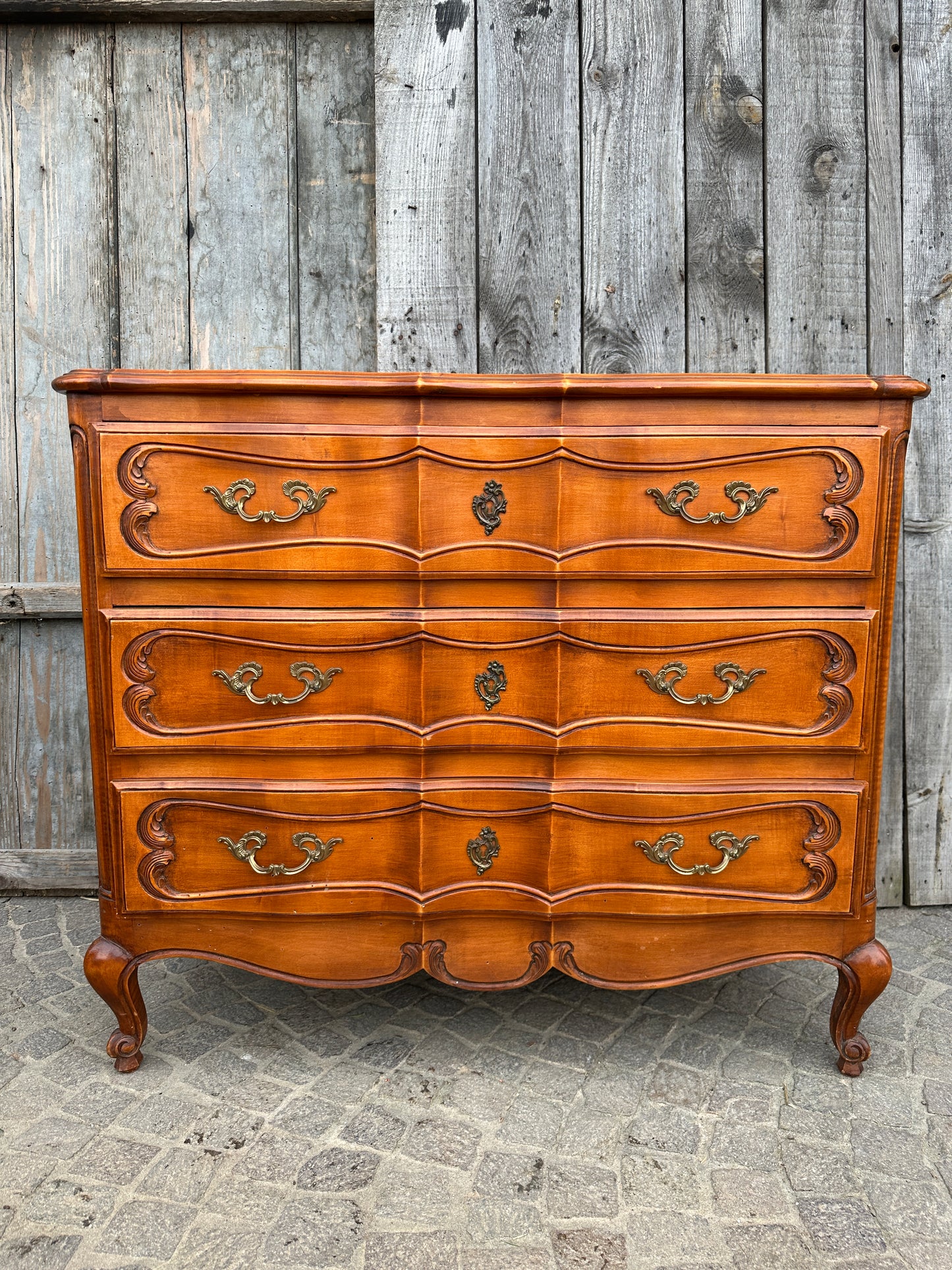 Comò Con Tre Cassetti Decorato