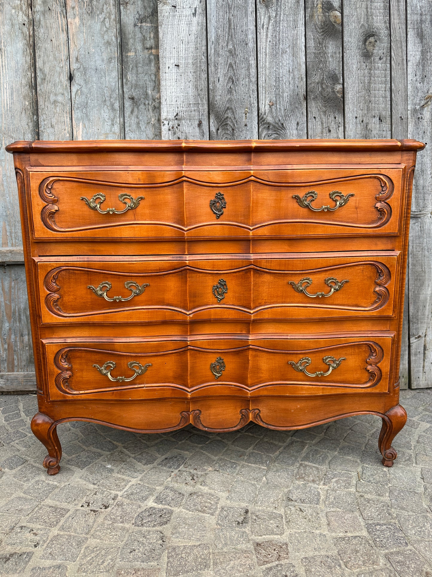 Comò Con Tre Cassetti Decorato