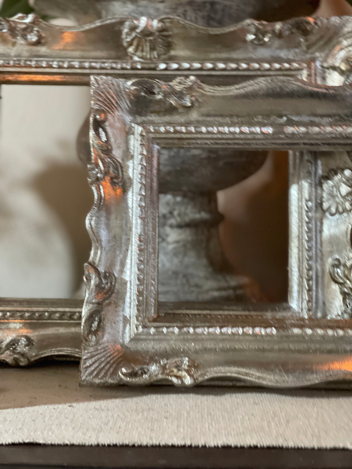 Cornice Francesina Foglia Argento