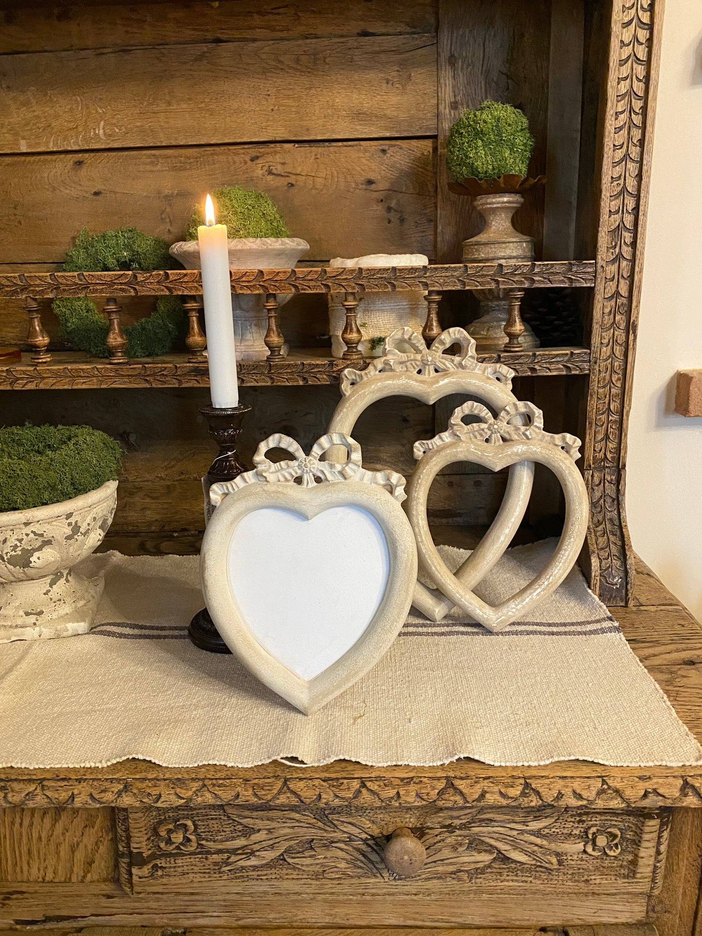 Portafoto Con Cuore e Nodo D'amore