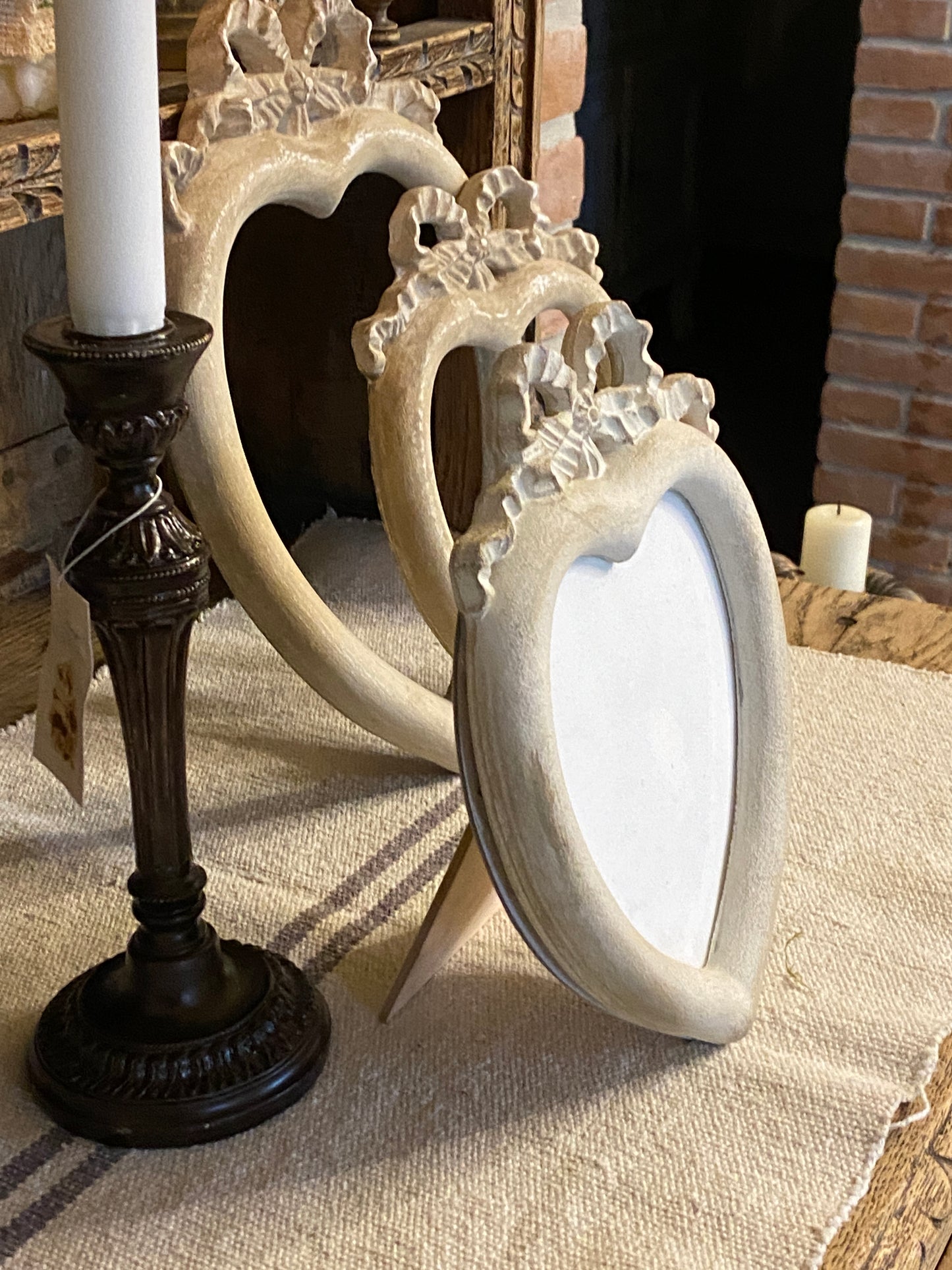 Portafoto Con Cuore e Nodo D'amore